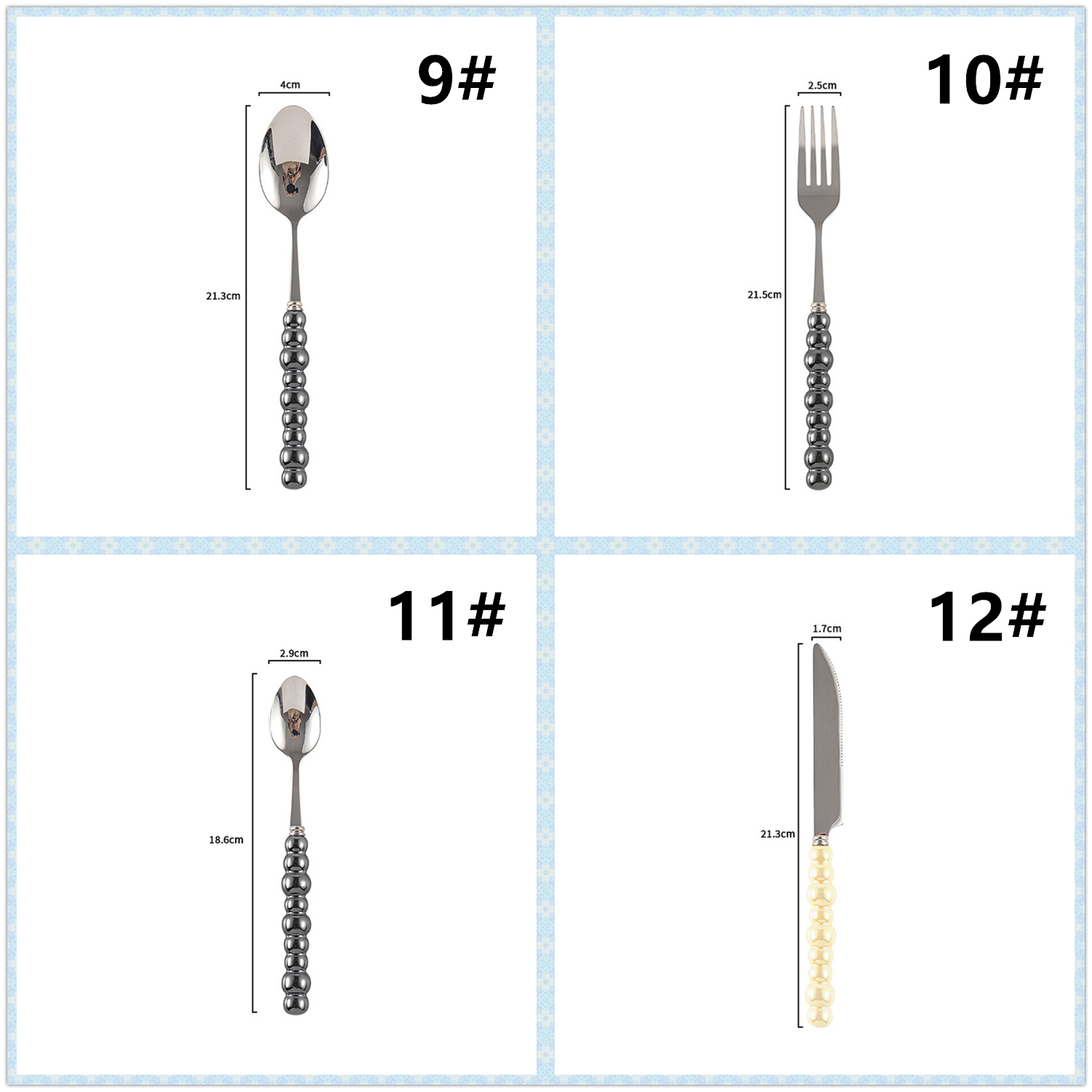 スプーン 食器 ステンレス セラミック 創意的 キッチン用品 可愛い(画像 4 / 5)