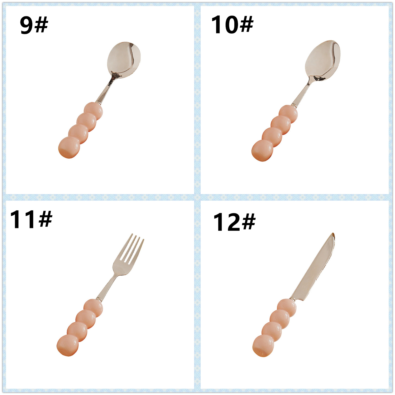 スプーン 食器 ステンレス セラミック 創意的 キッチン用品 可愛い(画像 4 / 5)