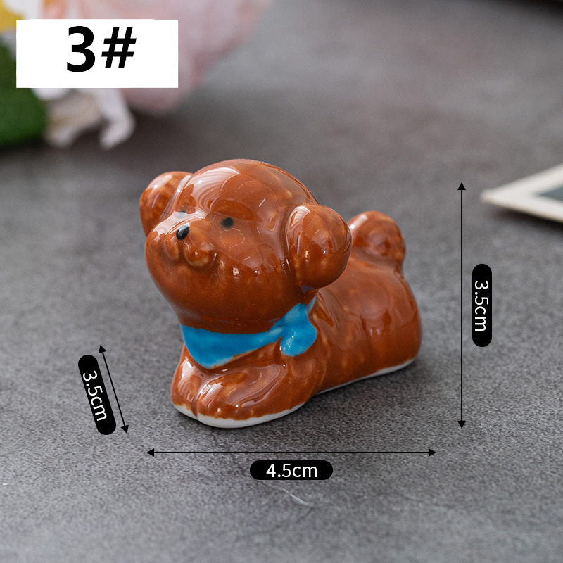 箸置き 犬 セラミック 食器収納ラックセラミックス 食器 キッチン用品 可愛い 贈り物(画像 4 / 5)