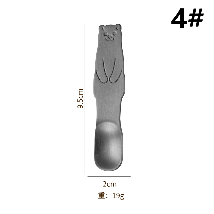 熊 スプーン アイスクリームスプーン 食器 ステンレス 創意的 キッチン用品 可愛い(画像 5 / 5)