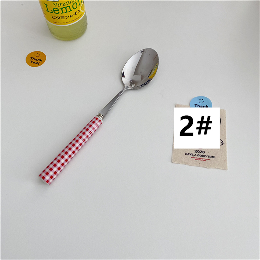 スプーン 食器 ステンレス セラミック 創意的 キッチン用品 可愛い(画像 3 / 5)