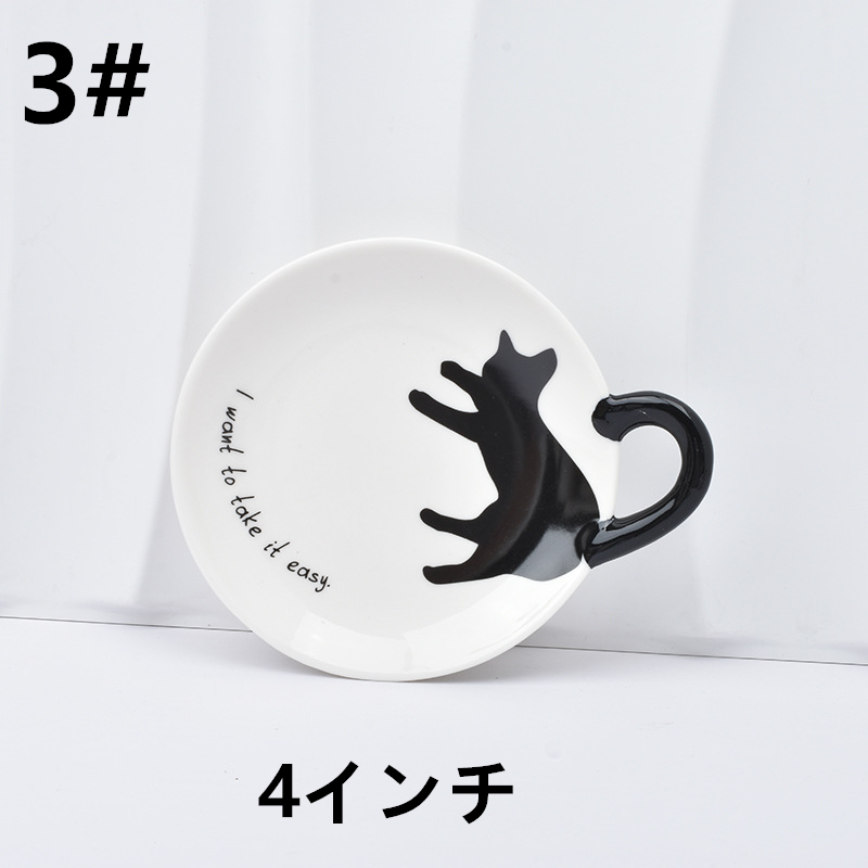 お皿 セラミック 猫 食器 醤油皿 箸置き 小皿 豆皿 可愛い キッチン用品(画像 4 / 5)