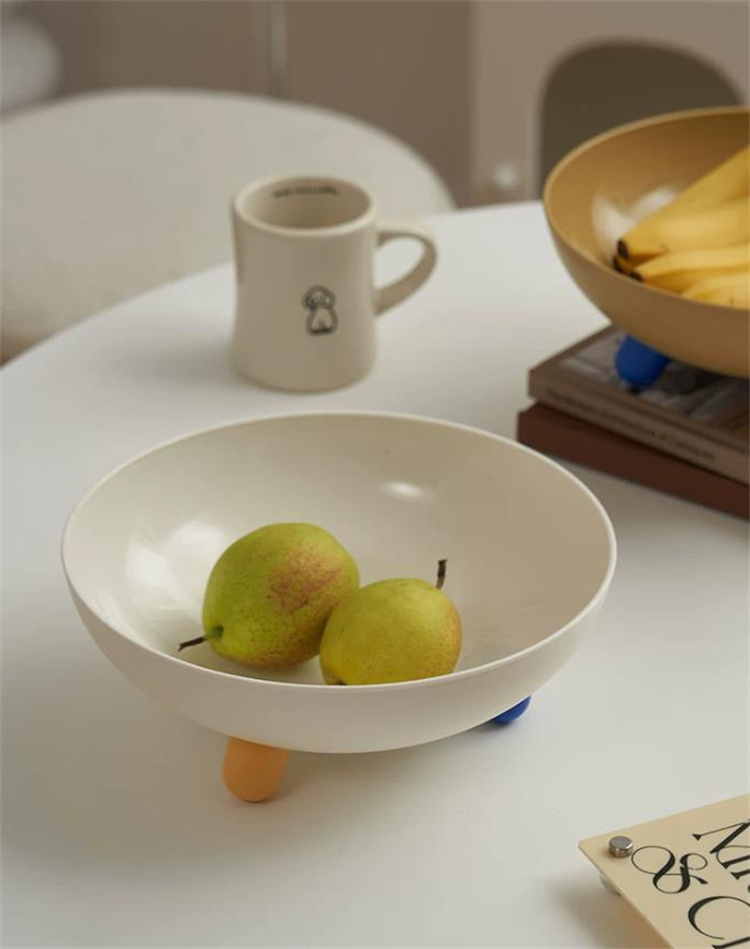 26.5cm 厚手丸型浅皿 カフェ・生活雑貨店に合うトレンド収納プレート(画像 5 / 5)