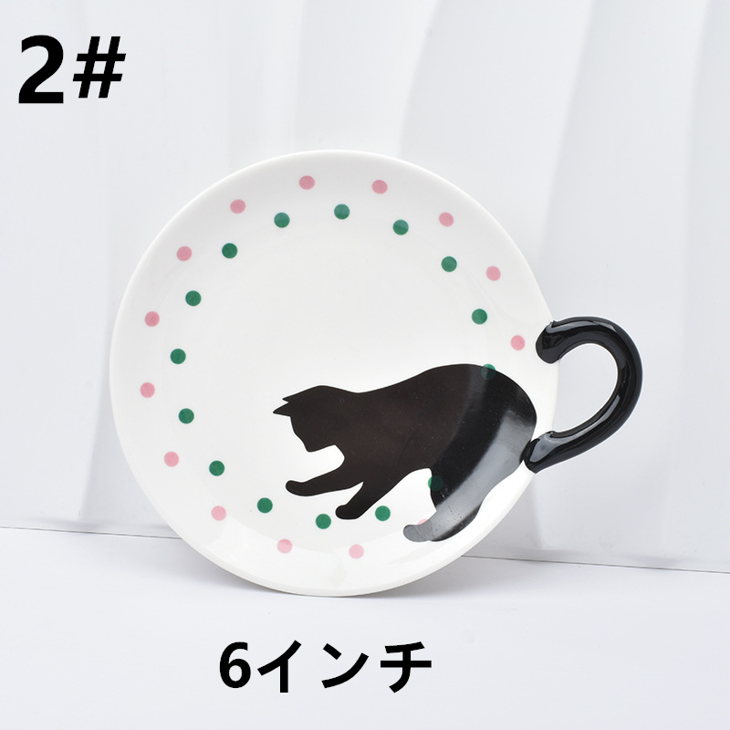 お皿 セラミック 猫 食器 醤油皿 箸置き 小皿 豆皿 可愛い キッチン用品(画像 3 / 5)
